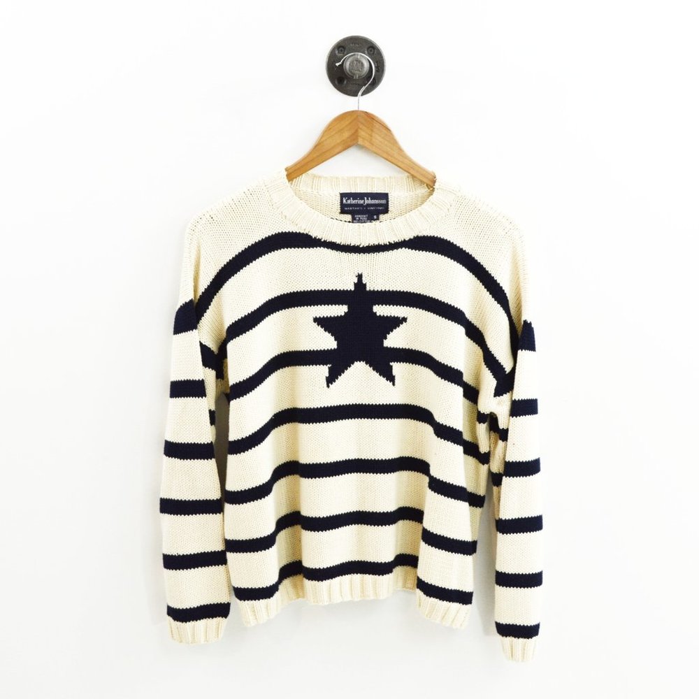Katherine Johansson Striped Cotton Sweater #197-60
